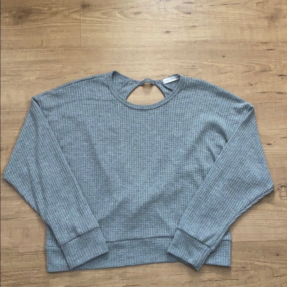 long Sleeve Cropped Thermal Top